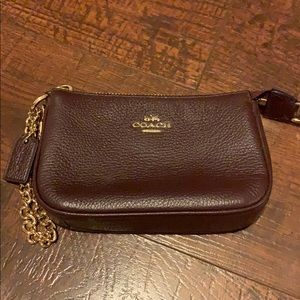 Coach Wristlet - Maroon